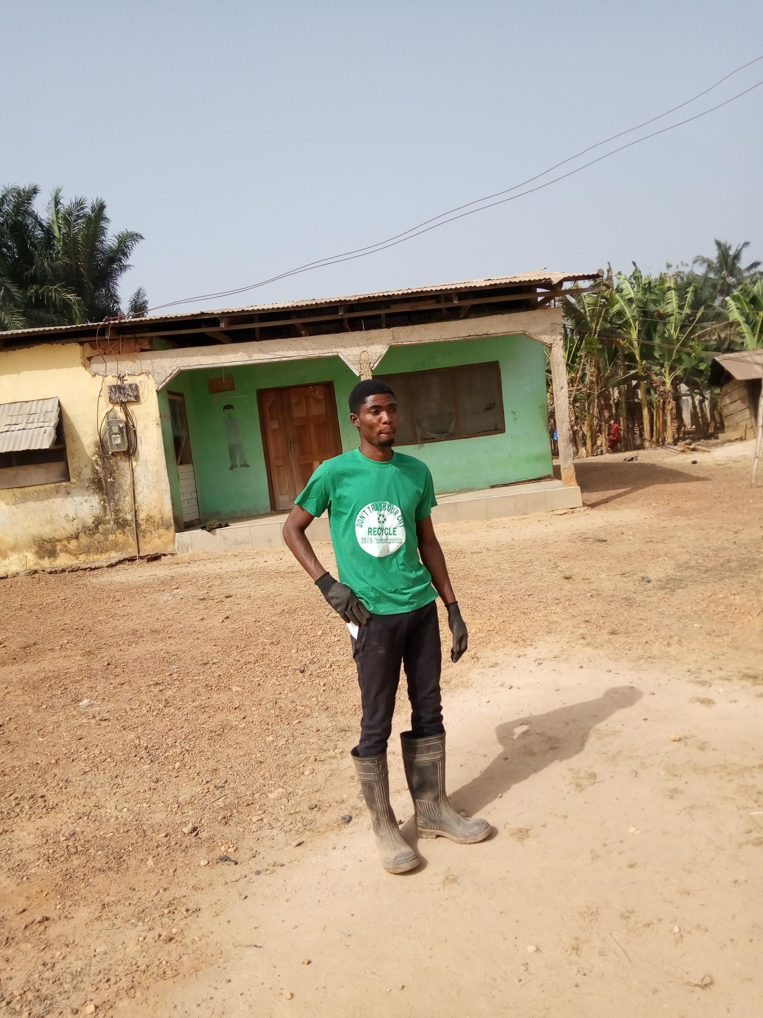 Community cleaning in progress