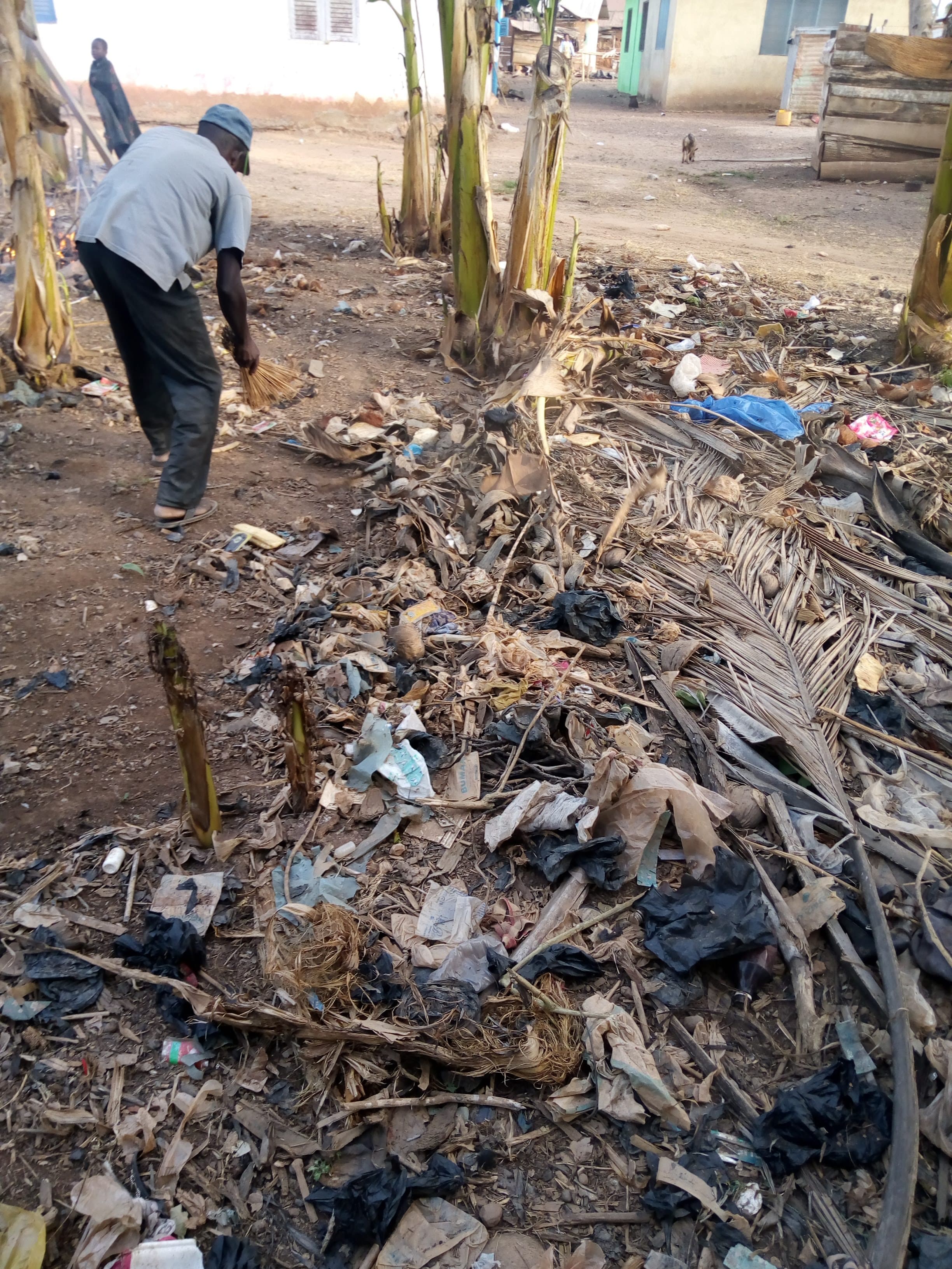 Community sanitation exercise — DansoKrom, Sefwi Bekwai