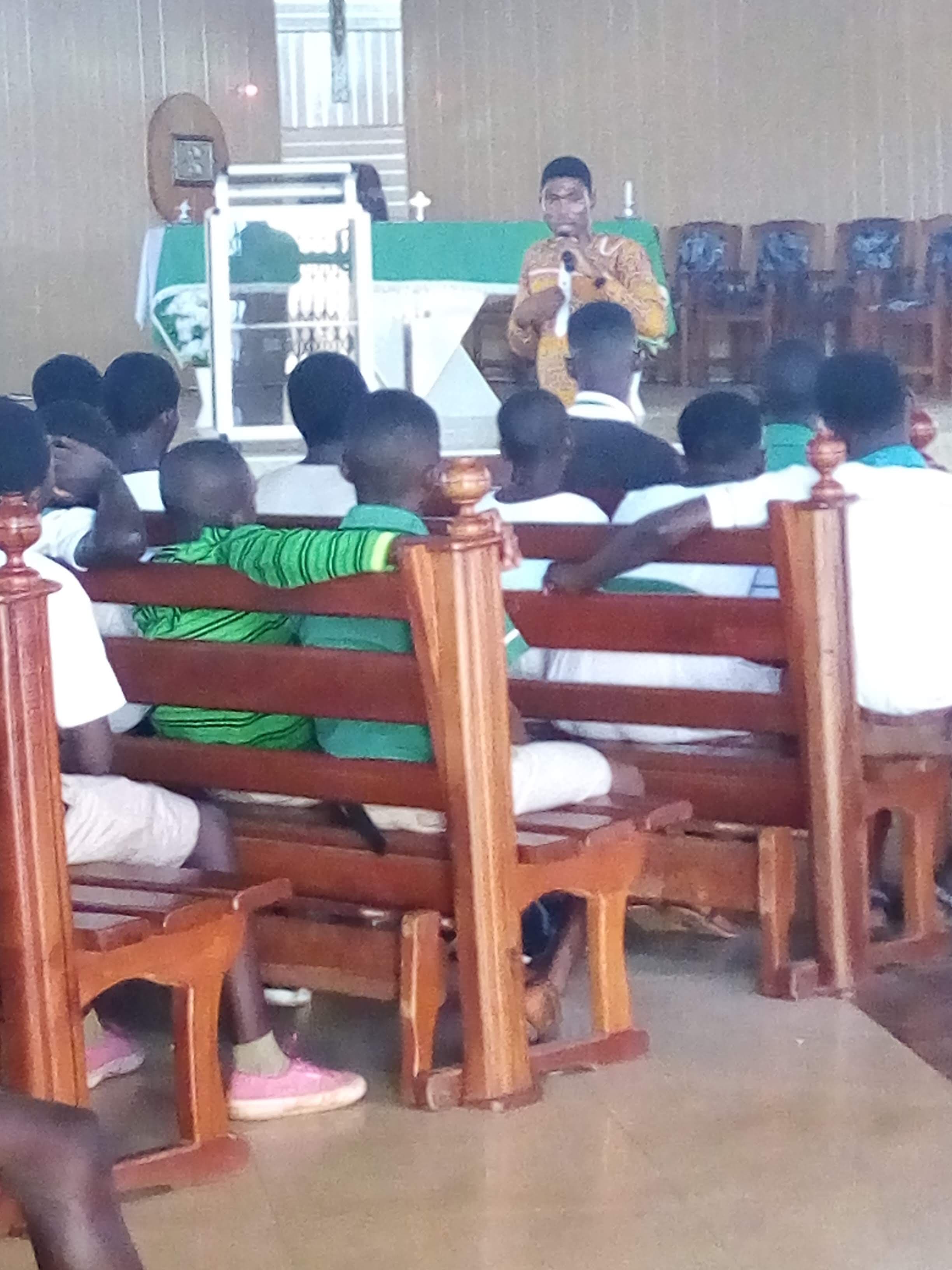 Empowering Sefwi Bekwai school children at Roman Church