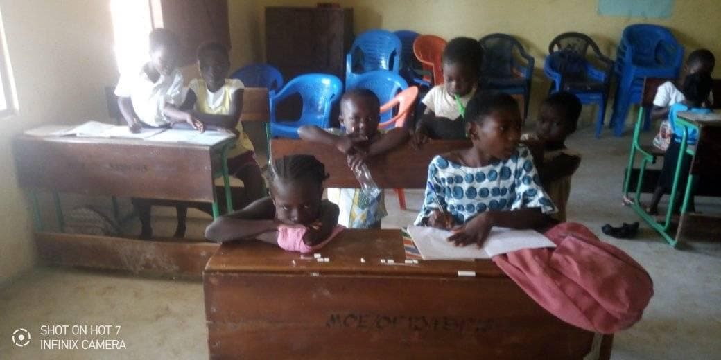 Community gave Richard access to their classroom to teach children