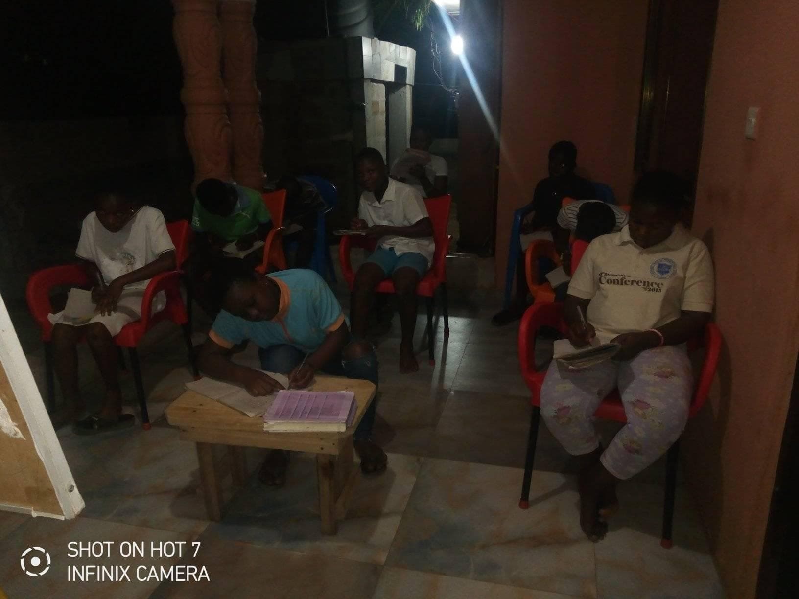 Night teaching session