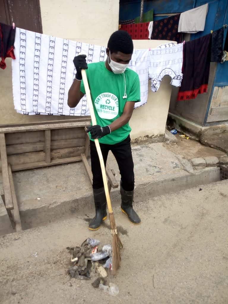 Winneba community sanitation exercise