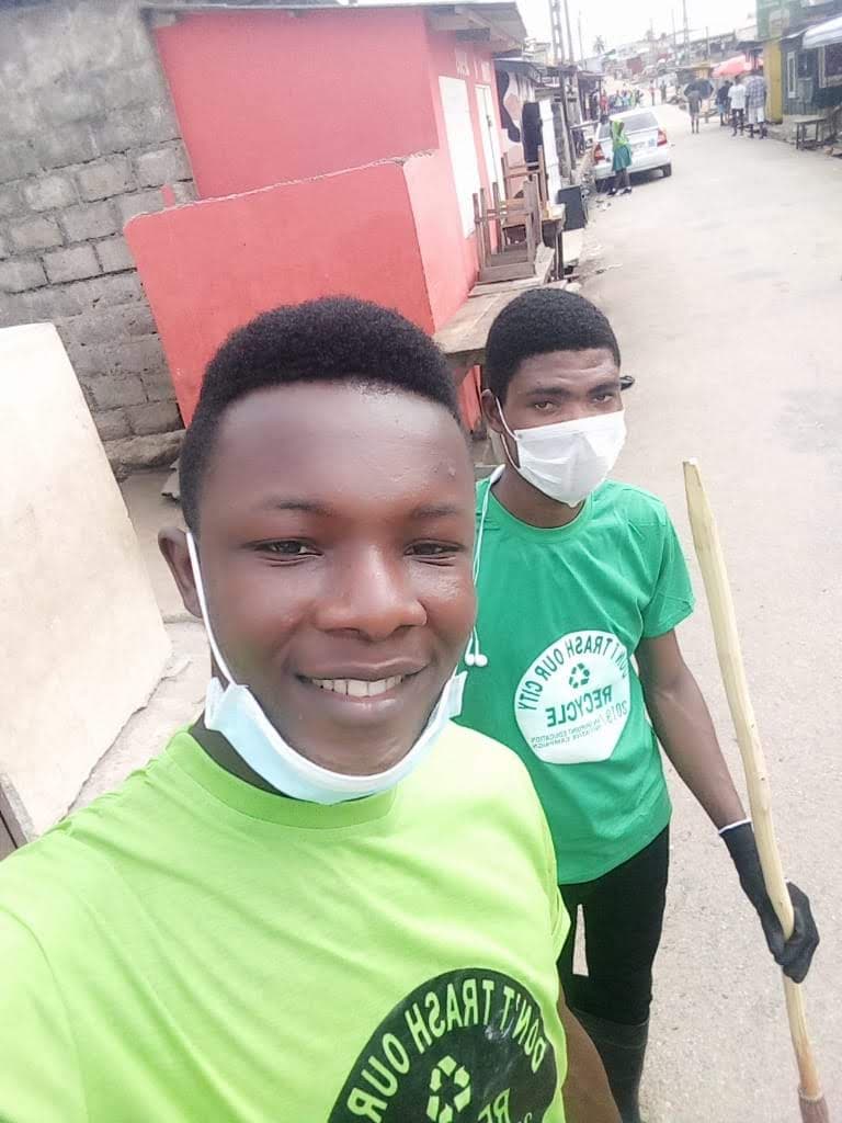 Community cleaning exercise — Winneba