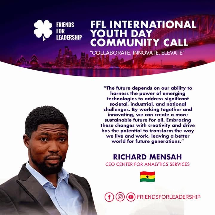 Richard Mensah — youth leadership event