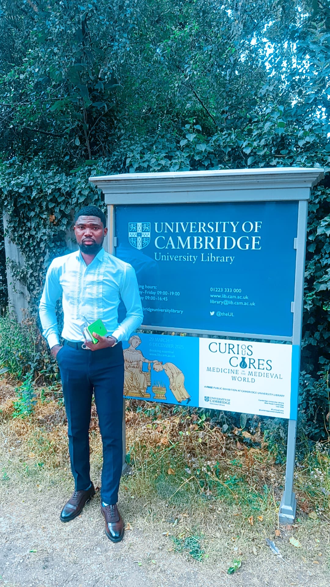 Invited to Cambridge University — climate governance programme