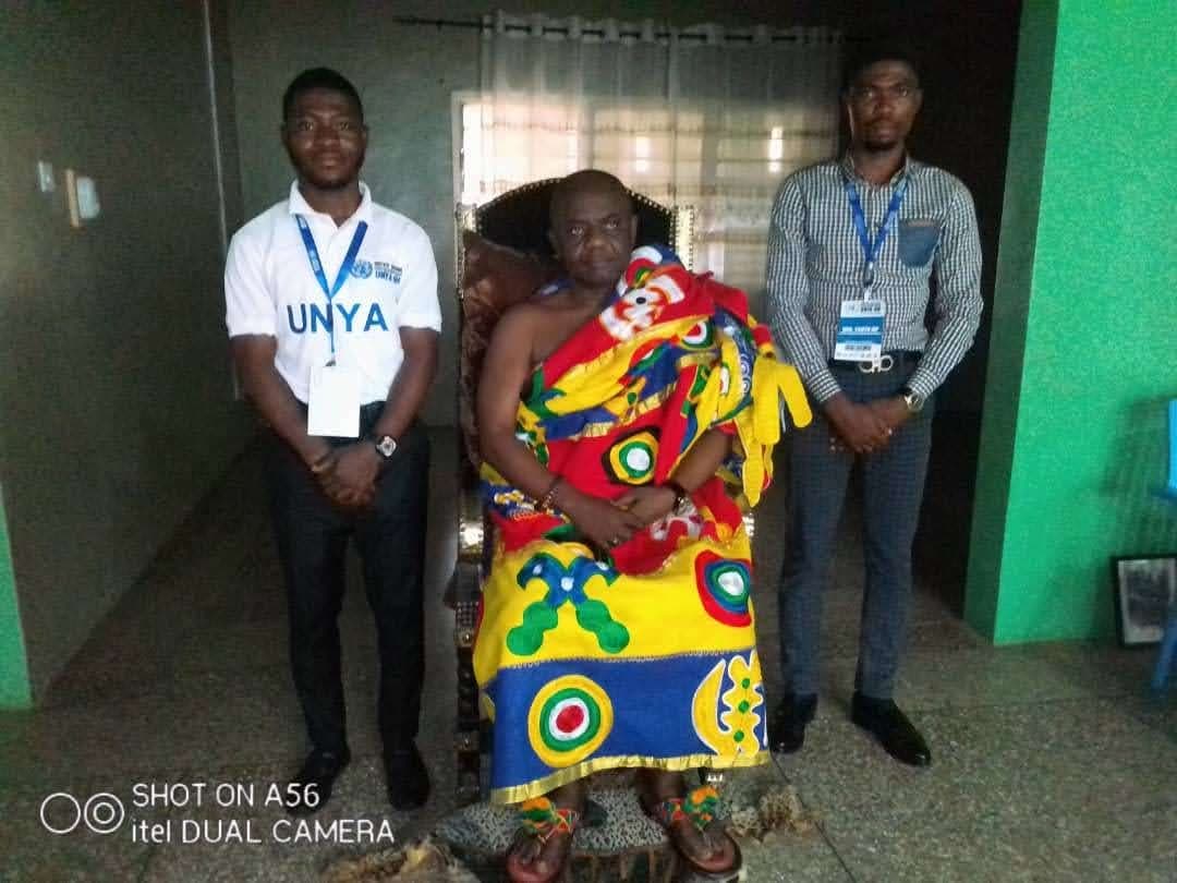 Visit to Paramount Chief of Sefwi Anhwiawso-Bibiani